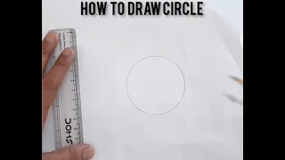 How to draw a circle||math magic || GeometryTips