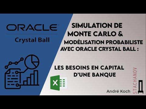 Simulation Monte Carlo et modélisation probabiliste Oracle Crystal Ball: exemple de capital bancaire