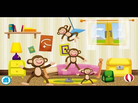 5 little monkeys jumping on the bed nursery rhyme with action