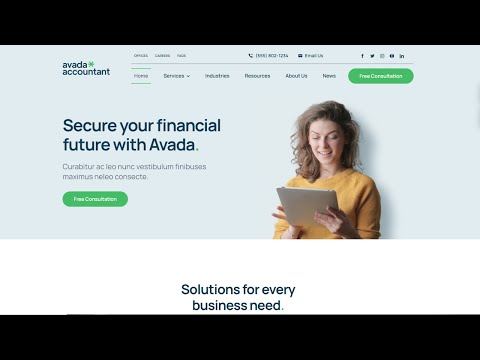 How to make a Accountant Website