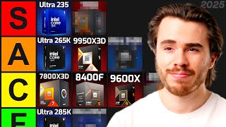 The ULTIMATE Gaming CPU Tier List for 2025!