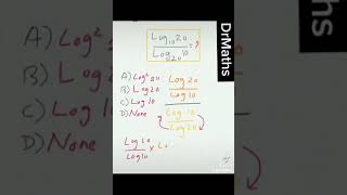 Maths logarithmic function shortcuts.