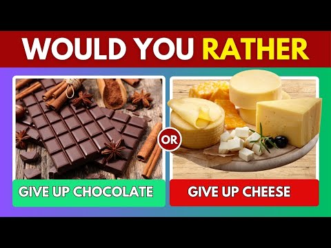 Would You Rather: FOOD Edition! 🍔🍕 Hardest Choices Ever!