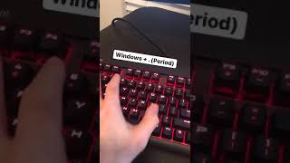 A Secret Emoji Keyboard on Windows 10 #pctips #pchacks #computertricks