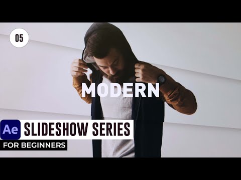 Modern Slideshow in After Effects for beginners