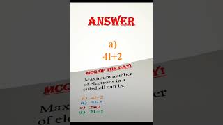MDCAT MCQ /  with answer / MCQ of the day / # easy science / # MDCAT