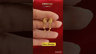 Daily wear gold earrings designs 22karat Hallmarked. Gold earrings designs  Jagdish Jewellers Ramnag