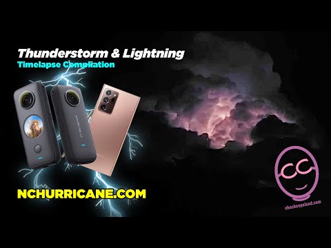 Thunderstorm & Lighting Time Lapse - Insta360 One X2/Samsung Note 20 Ultra