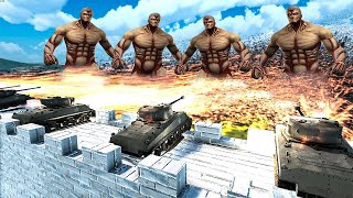 Can TITANS Claim Heroes Minas Tirith Base - Ultimate Epic Battle Simulator 2
