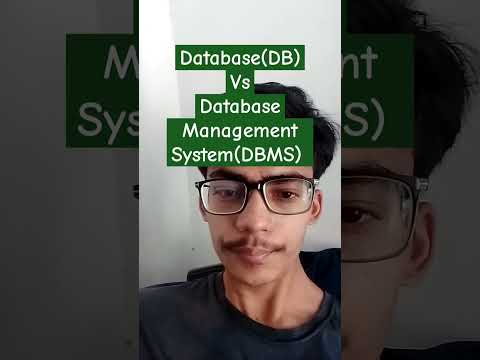 DB vs DBMS #database