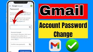 How To change password Gmail Account In Android|Gmail Account Password Change.