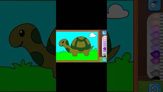 Turtle drawing 🐢 #easydrawing #kidsart #paintingforkids #turtleart #stepbystep