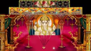 3d led wall mapping vj loop ganesh vandana