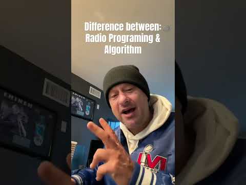 There is a huge difference between radio programming and music algorithms #shorts