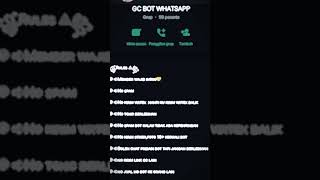 GC BOT WHATSAPP #linkcekdikomentar
