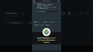 🎥 Easily Clean Up a List of Strings in Python! 🐍💡