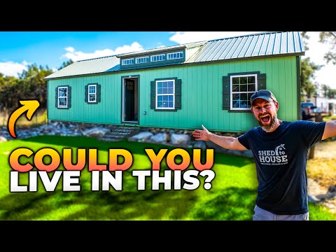 700sqft Shed to House Tour  |  2 BEDROOMS!