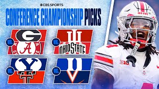 Picks for EVERY Conference Championship game in College Football [Full Predictions and Best Bets]