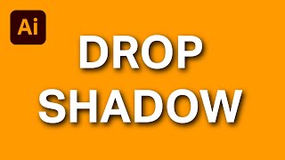 How to Add Drop Shadow to Text in Adobe Illustrator