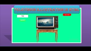 Television Illustration using HTML || HTML, CSS and JavaScript || Smartcode India