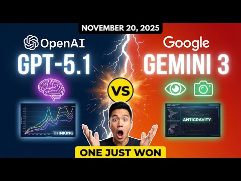 OpenAI vs. Google: The "Split Brain" War (GPT-5.1 & Gemini 3)