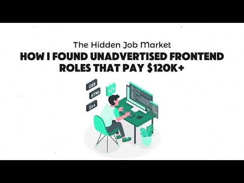Here's how I found "unadvertised" frontend roles that pay $120K+