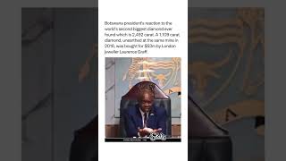 Botswana’s President Mokgweetsi Masisi expressed genuine awe and pride upon unveiling the newly