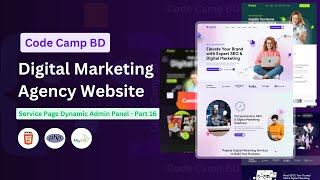 Agency Website Development: Service Page Dynamic  - Part 16 #codecampbd #phpprojects