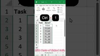 How to hide TRUE and FALSE for linked cells of checkboxes #excel