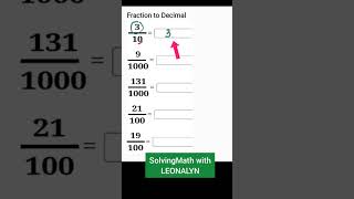 Fraction to Decimal