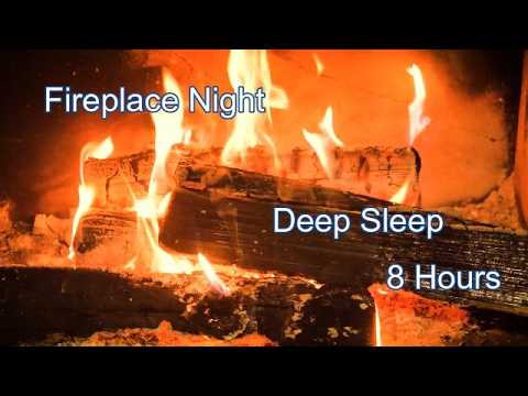 Fireplace Sounds for Deep Sleep (8 Hours)