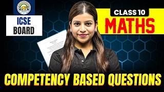 ICSE Maths 2026 : Competency Based Questions | ICSE Maths Exam 2026