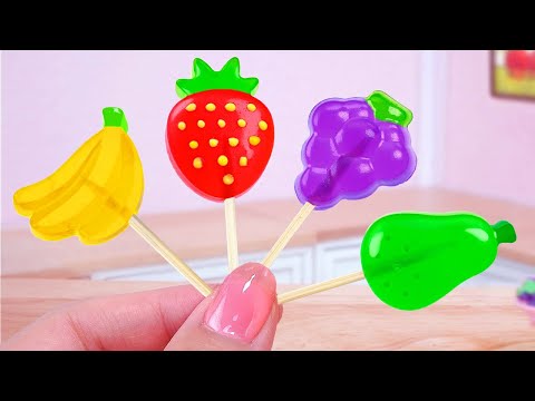 1000+ rainbow fruit jelly creations - sweet and colorful miniature cakes for kids
