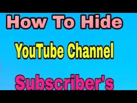How To Hide YouTube Channel। Subscribers ||#shorts
