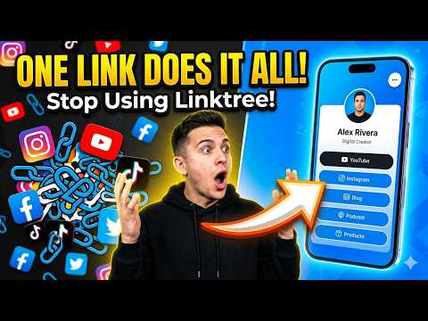 Stop Using Linktree! Build a Stunning Link-in-Bio Website in Minutes (Linkero Review) 🚀
