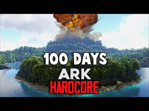 I Spent 100 Days on a Deserted Island in ARK and Here's What Happened
