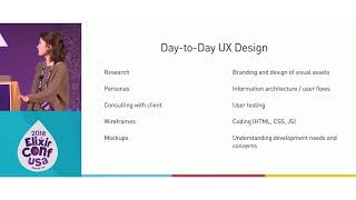 ElixirConf 2018 - UX Design Practices for Real Time Apps -  Bailey Miller & Tim Mecklem