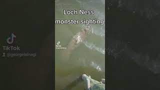 Loch Ness monster sighting