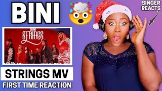 FIRST TIME HEARING BINI - STRINGS Official Music Video REACTION!!!😱 | SINGER REACTS TO BINI