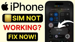 iPhone SIM Not Working 🔥 No Service Problem & Network Error Fix
