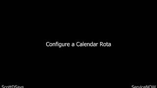 On-Call Scheduling Management - ServiceNOW