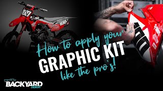 How to install Motocross Graphics like the pro's! | Tutorial | Backyard Design