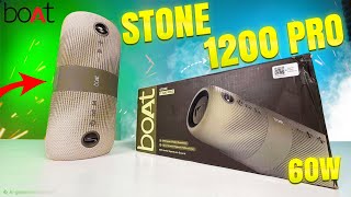 Boat Stone 1200 Pro Bluetooth Speaker | 60W | Unboxing Review Sound Test | Best Bluetooth Speaker