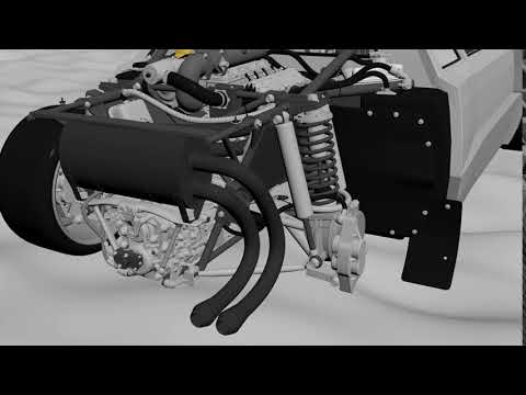 3DS MAX - Car rig suspensions test