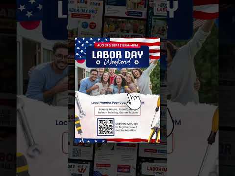 Labor Day Flyers | Labor Day Flyer Templates #laborday #trending #ytshort
