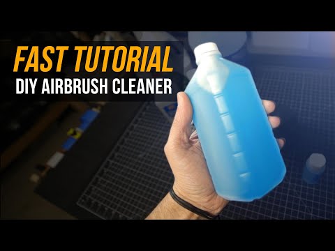 Make your own Airbrush Cleaner! - Fast & Easy DIY airbrush hack - Miniature Painters Makers Wargame