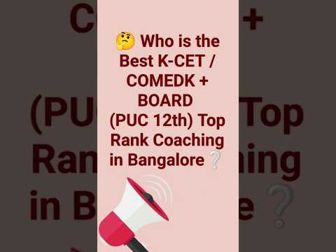 🤔 Which is the Best Coaching for K-CET/COMED-K + 11th & 12th Tuition? #bangalore #kcet #comedk