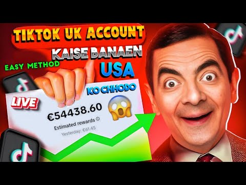 how to make tiktok uk account in pakistan | tiktok uk account kaise banaye 2024 #tiktok #uk #account