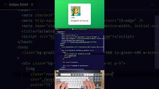 ASMR: Tailwind CSS User Card Styling - No Talking