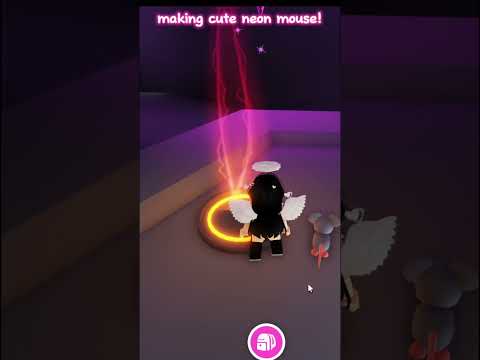 making neon mouse #roblox #royalqueenssquad #viral #adoptmeroblox #adoptmepets
